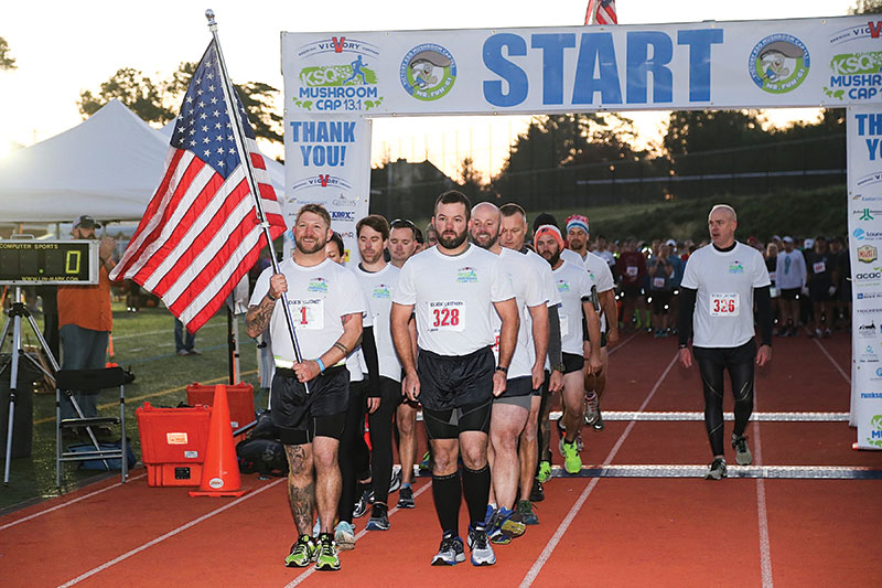 Mushroom Cap Half Marathon Celebrates Square