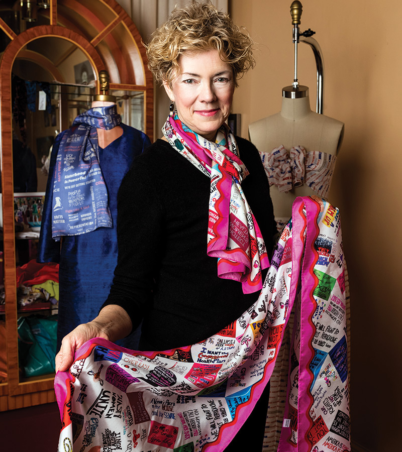 Janice Martin Sewn for Good Pussy Power Scarf